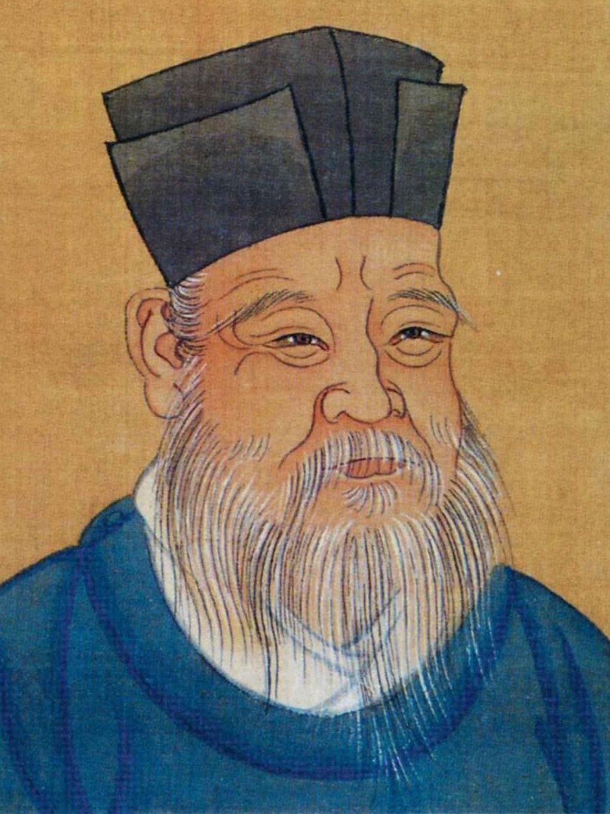 ​南宋著名思想家朱熹的画像
